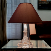 Lampe cristal Baccarat, modèle dauphin
