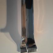 Porte couteaux art déco en métal argenté saint médard