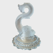 Lampe cristal Baccarat, modèle dauphin