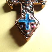 Croix en céramique Marc Roussel Vallauris