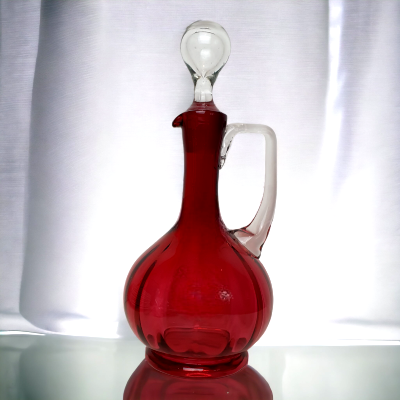 Carafe 1900 rouge framboise