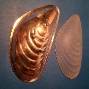 Saucier à huitre en métal argenté