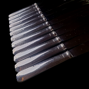 Couteaux Art déco métal argenté 1930