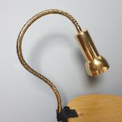 Lampe flexible en laiton Gerbrüder Cosack 1970