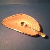 Saucier à huitre en métal argenté