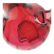 Carafe 1900 rouge framboise