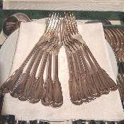 Ménagère Ravinet Denfert, modèle au filet.