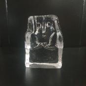 Erik Höglund sculpture cristal Kosta Boda 