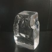 Erik Höglund sculpture cristal Kosta Boda, art contemporain