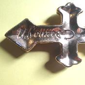 Croix en céramique Marc Roussel Vallauris