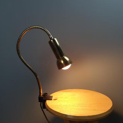 Lampe flexible en laiton Gerbrüder Cosack 1970