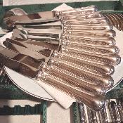 Ménagère Ravinet Denfert, modèle au filet.