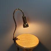 Lampe flexible en laiton Gerbrüder Cosack 1970
