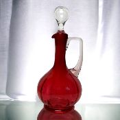 Carafe 1900 rouge framboise