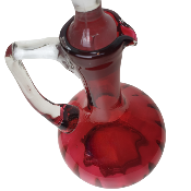 Carafe 1900 rouge framboise